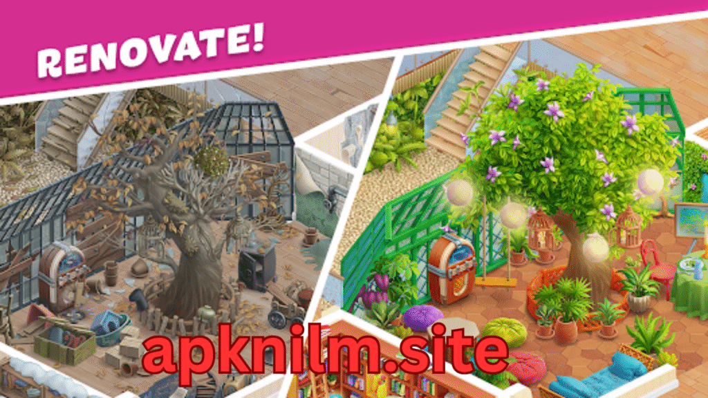 Open House Match 3 Puzzles Apk